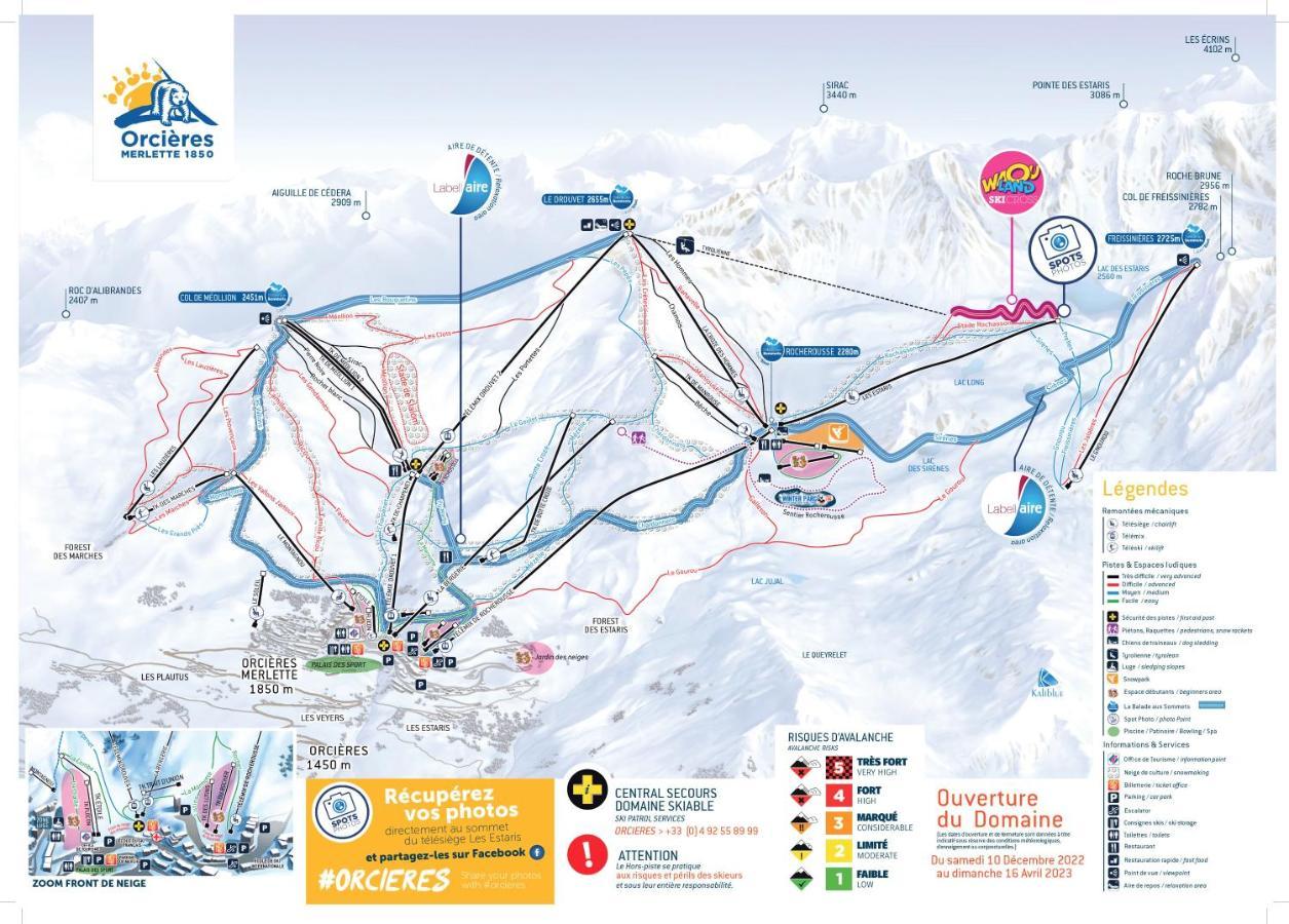 Appt T2 Cabine 4-6 Personnes Au Pied Des Pistes Orcières Eksteriør billede